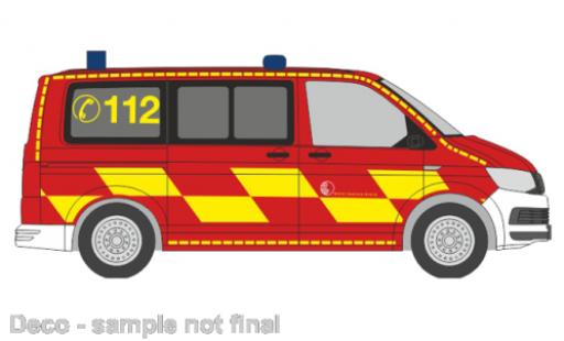 Diecast model cars Volkswagen T6 T6 protection civile Main Taunus cercle 1/87 Rietze