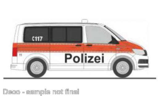 Diecast model cars Volkswagen T6 T6 Stadtpolice Z&Atilde;&frac14;rich 1/87 Rietze