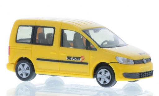 Diecast model cars Volkswagen Caddy Base Die Post (CH) 2011 1/87 Rietze