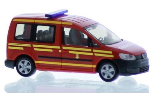 Diecast model cars Volkswagen Caddy Base Fire brigade M&Atilde;&frac14;nchen 2011 1/87 Rietze