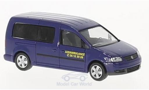 Diecast model cars Volkswagen Caddy Maxi Luxambulance (LU) 1/87 Rietze