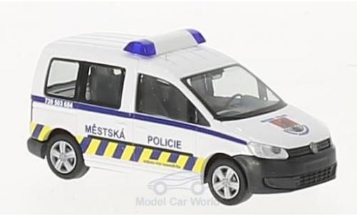 Diecast model cars Volkswagen Caddy Base Mestska Policie (CZ) 2011 1/87 Rietze