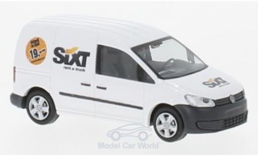 Diecast model cars Volkswagen Caddy Base Sixt 2011 1/87 Rietze