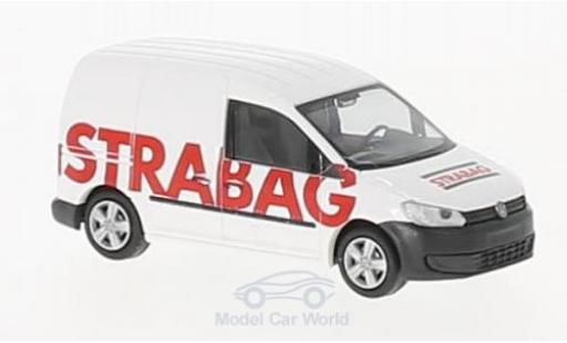 Diecast model cars Volkswagen Caddy Base STRABAG 2011 1/87 Rietze