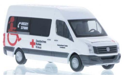 Diecast model cars Volkswagen Crafter Bus DRK Goslar 2011 Fahrdienst 1/87 Rietze