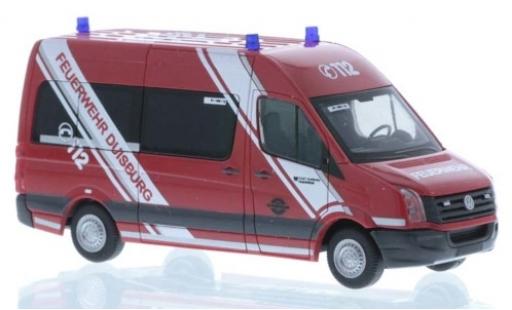Diecast model cars Volkswagen Crafter Base Fire brigade Duisburg 2011 1/87 Rietze