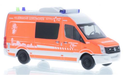 Diecast model cars Volkswagen Crafter Base Fire brigade Gersthofen 1/87 Rietze