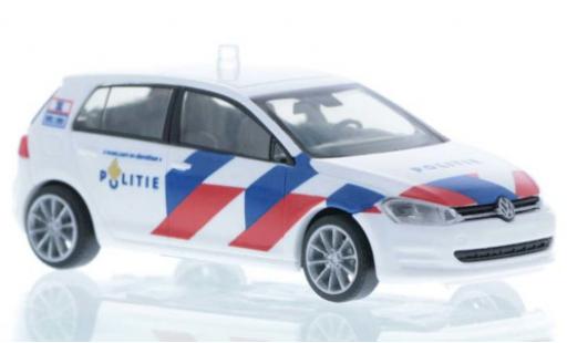 Diecast model cars Volkswagen Golf Base VII Politie (NL) 1/87 Rietze