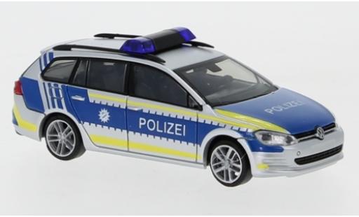 Diecast model cars Volkswagen Golf Variant VII Police Bayern 1/87 Rietze