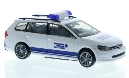 Diecast model cars Volkswagen Golf Variant VII THW F&Atilde;&frac14;rstenfeldbruck 1/87 Rietze