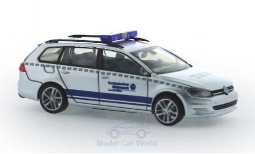 Diecast model cars Volkswagen Golf Variant VII THW Witten 1/87 Rietze