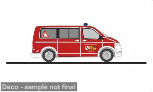 Diecast model cars Volkswagen T5 T5 GP 2010 St&Atilde;&frac14;tzpunkt Fire brigade Frick (CH) 1/87 Rietze