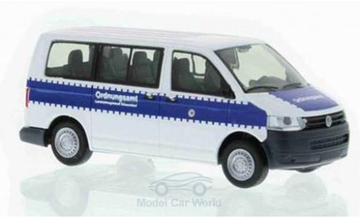 Diecast model cars Volkswagen T5 T5 GP Bus Ordnungsamt D&Atilde;&frac14;sseldorf 2010 1/87 Rietze