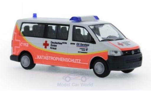 Diecast model cars Volkswagen T5 T5 GP DRK - Katastrophenschutz Gersfeld 2010 1/87 Rietze