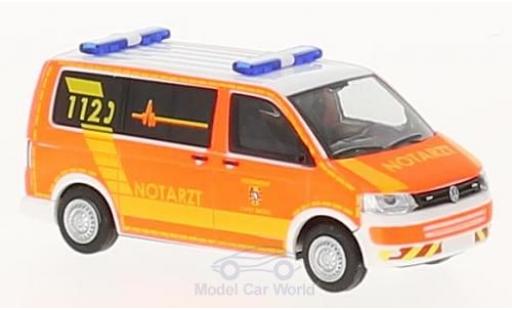 Diecast model cars Volkswagen T5 T5 GP Fire brigade Br&Atilde;&frac14;hl 2010 1/87 Rietze