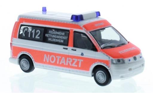 Diecast model cars Volkswagen T5 T5 Fire brigade Hildesheim 2003 m&Atilde;&copy;decin d 1/87 Rietze