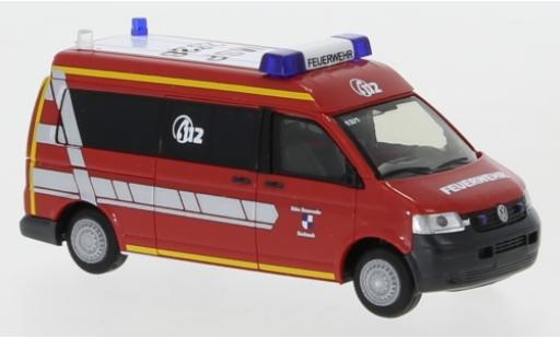 Diecast model cars Volkswagen T5 Base Fire brigade Karlstadt 1/87 Rietze