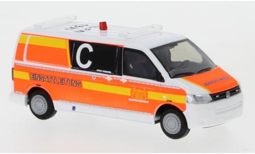 Diecast model cars Volkswagen T5 T5 GP Fire brigade Paderborn 2010 Le contr&Atilde;&acute;le op&Atilde;&copy;rationnel 1/87 Rietze