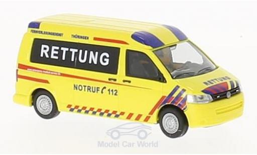 Diecast model cars Volkswagen T5 T5 GP Emergency Medical Service Th&Atilde;&frac14;ringen 2010 1/87 Rietze