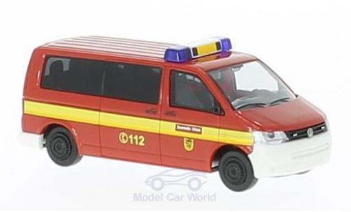 Diecast model cars Volkswagen T5 T5 GP Fire brigade L&Atilde;&frac14;nen 1/87 Rietze