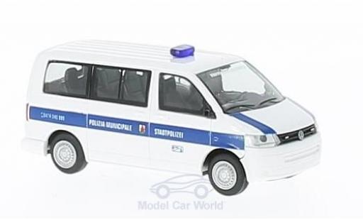 Diecast model cars Volkswagen T5 T5 GP Polizia Municipale (IT) without Vitrine 1/87 Rietze