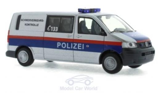 Diecast model cars Volkswagen T5 T5 Halbbus Police - Schwerverkehrskontrolle (AT) 2003 1/87 Rietze