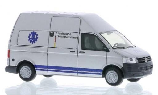 Diecast model cars Volkswagen T5 Base van HD THW Berlin 1/87 Rietze