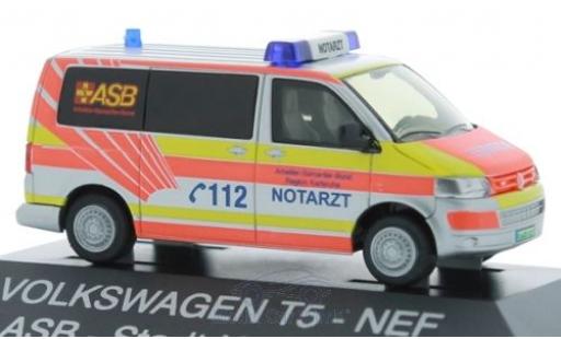 Diecast model cars Volkswagen T5 Base Notarzt ASB Karlsruhe 1/87 Rietze