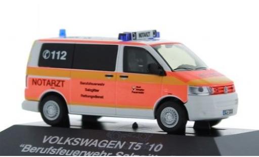 Diecast model cars Volkswagen T5 T5 GP Notarzt Fire brigade Salzgitter 2010 1/87 Rietze