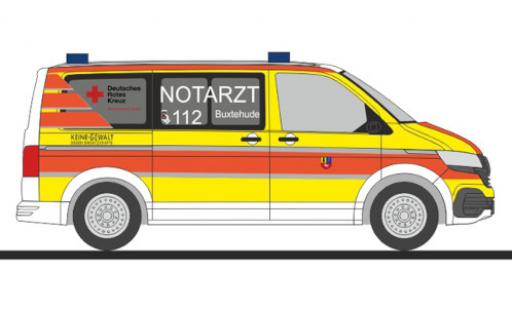 Diecast model cars Volkswagen T6 T6.1 .1 Bus DRK Buxtehude 1/87 Rietze