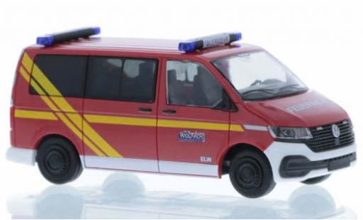 Diecast model cars Volkswagen T6 T6.1 .1 Fire brigade Wolfach court- empattement 1/87 Rietze