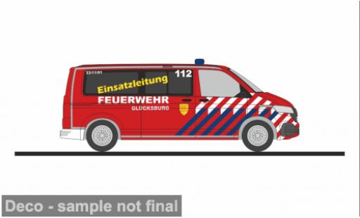 Diecast model cars Volkswagen T6 T6.1 .1 FW Gl&Atilde;&frac14;cksburg 1/87 Rietze