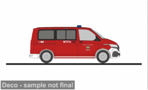 Diecast model cars Volkswagen T6 T6.1 .1 FW Reutte (A) 1/87 Rietze