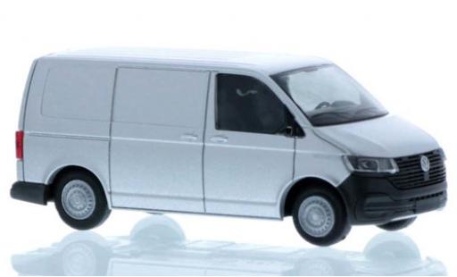 Diecast model cars Volkswagen T6 T6.1 .1 van grey court- empattement 1/87 Rietze