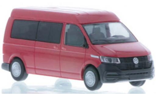 Diecast model cars Volkswagen T6 T6.1 .1 LR Bus MD red 1/87 Rietze