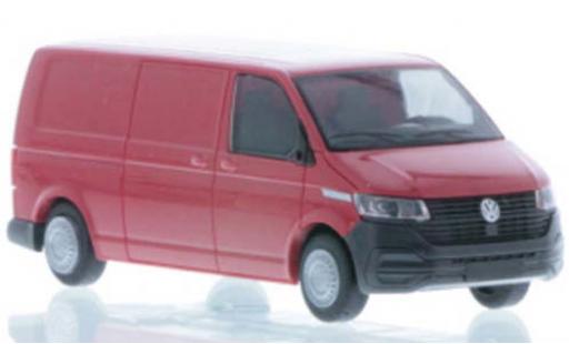 Diecast model cars Volkswagen T6 T6.1 .1 LR van FD red 1/87 Rietze