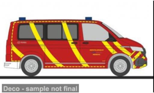 Diecast model cars Volkswagen T6 T6.1 .1 Werkfire brigade VDM Metals Werdohl 1/87 Rietze