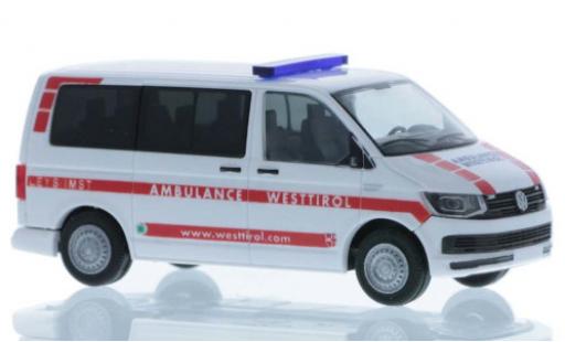 Diecast model cars Volkswagen T6 T6 Ambulance Westtirol court- empattement 1/87 Rietze