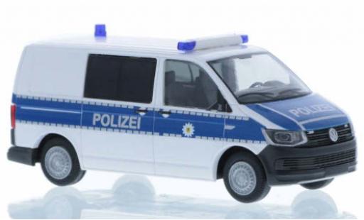 Diecast model cars Volkswagen T6 T6 Federal Police court- empattement 1/87 Rietze