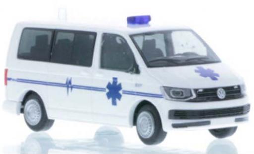 Diecast model cars Volkswagen T6 T6 Bus Ambulance arf France 1/87 Rietze