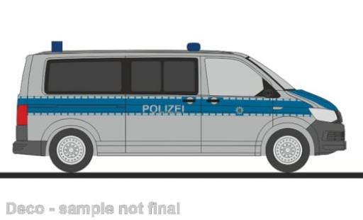 Diecast model cars Volkswagen T6 T6 Bus Bereitschaftspolice Dresden 1/87 Rietze