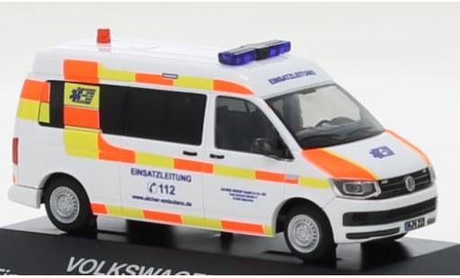 Diecast model cars Volkswagen T6 T6 Bus Einsatzleitung Aicher Ambulance 1/87 Rietze
