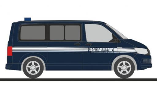 Diecast model cars Volkswagen T6 T6 Bus Gendarmerie 1/87 Rietze