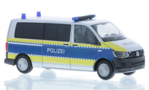 Diecast model cars Volkswagen T6 T6 Bus Police Hamburg 1/87 Rietze