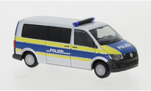Diecast model cars Volkswagen T6 T6 Bus Police Mecklenburg-Vorpommern langer Radstand 1/87 Rietze