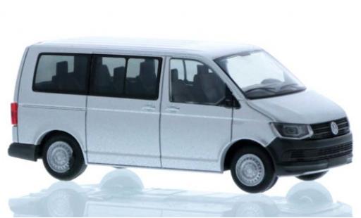 Diecast model cars Volkswagen T6 T6 Bus grey court- empattement 1/87 Rietze