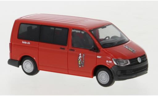Diecast model cars Volkswagen T6 T6 Bus Zirkus Charles Knie 1/87 Rietze