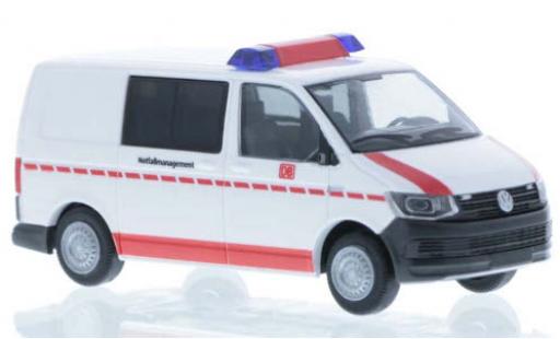 Diecast model cars Volkswagen T6 T6 DB Notfallmanagment court- empattement 1/87 Rietze