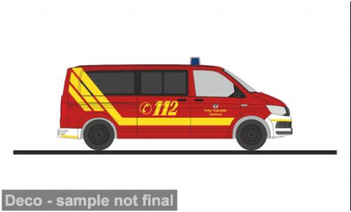 Diecast model cars Volkswagen T6 T6 Fire brigade T&Atilde;&para;nisvorst 1/87 Rietze