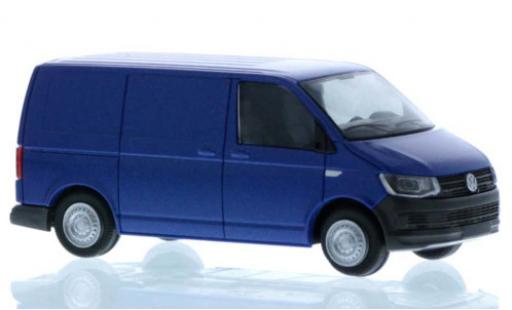 Diecast model cars Volkswagen T6 T6 van blue court- empattement 1/87 Rietze